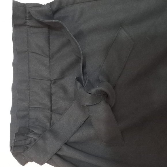 Black Tie Up Skirt - Picture 2 of 3